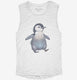 Adorable Happy Penguin  Womens Muscle Tank