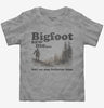 Bigfoot Saw Me But No One Believes Him Funny Sasquatch Toddler