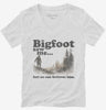 Bigfoot Saw Me But No One Believes Him Funny Sasquatch Womens Vneck Shirt 666x695.jpg?v=1706835573