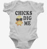 Chicks Dig Me Infant Bodysuit 297bd22a-591d-4c6b-8681-73e20fd9f777 666x695.jpg?v=1706843580