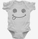Crazy Smile Funny Silly Insane Whacky Smiling Face  Infant Bodysuit