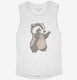 Cute Baby Badger  Womens Muscle Tank