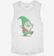 Cute Christmas Gnome  Womens Muscle Tank