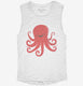 Cute Red Octopus  Womens Muscle Tank