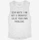 Dear Math I Am Not A Therapist Solve Your Own Problems  Womens Muscle Tank