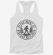 Department Of Bigfoot Research Funny Sasquatch Search  Womens Racerback Tank