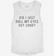 Did I Just Roll My Eyes Out Loud  Womens Muscle Tank