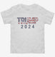 Donald Trump 2024 Vintage American Flag  Toddler Tee