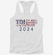 Donald Trump 2024 Vintage American Flag  Womens Racerback Tank