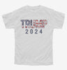 Donald Trump 2024 Vintage American Flag Youth