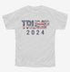 Donald Trump 2024 Vintage American Flag  Youth Tee
