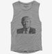 Donald Trump Silhouette  Womens Muscle Tank