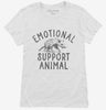 Emotional Support Animal Funny Mean Possum Joke Womens