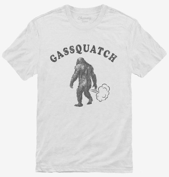 Gassquatch Funny Fart Sasquatch Graphic Bigfoot T-Shirt