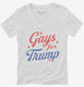 Gays For Trump  Womens V-Neck Tee