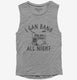 I Can Bang All Night Funny Drummer Joke  Womens Muscle Tank
