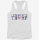 I Stand With Donald Trump  Womens Racerback Tank