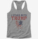 I Stand With Trump  Womens Racerback Tank