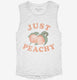 Just Peachy  Womens Muscle Tank