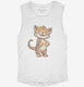 Playful Tiger  Womens Muscle Tank