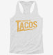 Powered By Tacos  Womens Racerback Tank