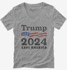 Save America Trump 2024 Womens Vneck