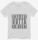 Straight Outta Timeout  Womens V-Neck Tee