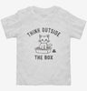 Think Outside The Box Funny Cat Toddler Shirt 666x695.jpg?v=1707194654