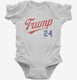 Trump 2024 Baseball  Infant Bodysuit