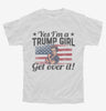 Trump Girl Get Over It Usa Flag Youth