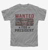 Wanted Donald Trump For President 2024 Kids