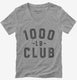 1000lb Club  Womens V-Neck Tee