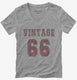 1966 Vintage Jersey  Womens V-Neck Tee