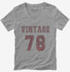 1978 Vintage Jersey  Womens V-Neck Tee