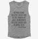 4th Of July Ronald Reagan Quote  Womens Muscle Tank