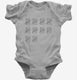 50th Birthday Tally Marks - 50 Year Old Birthday Gift  Infant Bodysuit