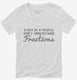 5 Out Of 4 People Don't Understand Fractions  Womens V-Neck Tee