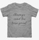 Always Read The Fine Print Pregnancy Announcement  Toddler Tee