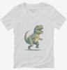 Awesome T-rex Dinosaur Womens Vneck Shirt 666x695.jpg?v=1700296706