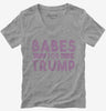 Babes For Trump Womens Vneck