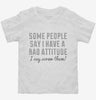 Bad Attitude Toddler Shirt 656546ef-3264-4096-8882-d3a637c969f7 666x695.jpg?v=1700581237
