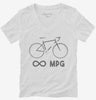 Bicycle Infinity Miles Per Gallon Mpg Unlimited Bike Cyclist Womens Vneck Shirt 666x695.jpg?v=1700438751