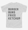 Burger Buns Fries Ketchup Youth