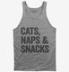Cats Naps and Snacks  Tank