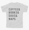 Coffee Books Dogs Naps Youth