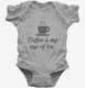 Coffee Is My Cup Of Tea  Infant Bodysuit