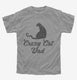 Crazy Cat Dad  Youth Tee