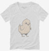 Cute Baby Chicken Chick Womens Vneck Shirt 666x695.jpg?v=1700301470
