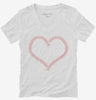 Cute Baseball Heart Stitches Womens Vneck Shirt 666x695.jpg?v=1700375236