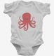 Cute Red Octopus  Infant Bodysuit